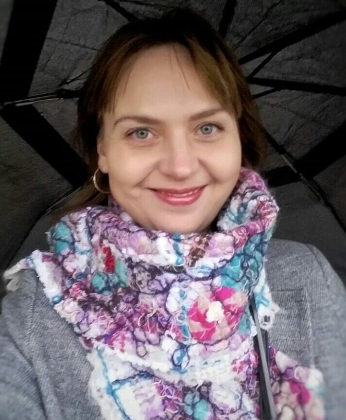 Теплющий шарф в технике "крейзи-вул"