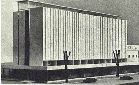 Проект 12-и этажной парковки с лифтом. Источник журнал "За рулём" 1965 г.