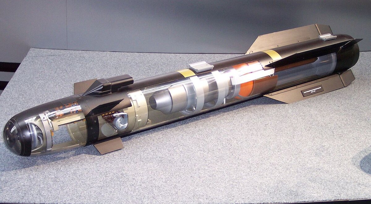 Ракета AGM-114 "Hellfire". Взято с  https://ru.m.wikipedia.org/wiki/AGM-114_Hellfire