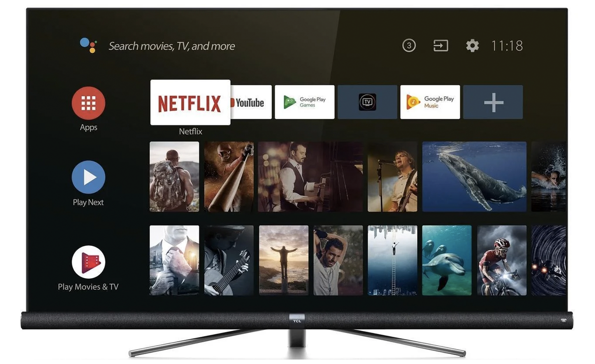 Интерфейс Smart TV на Android