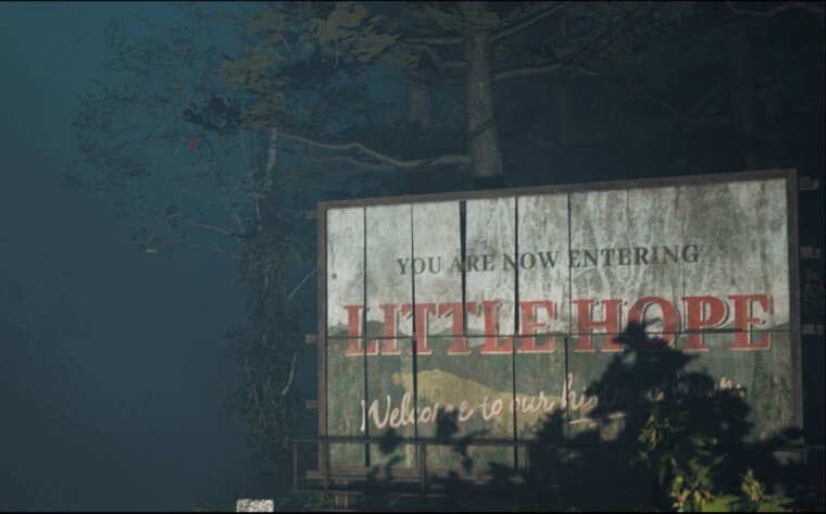 You are now entering Little hope