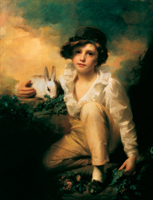 Генри Реберн. Мальчик и кролик, ок. 1814