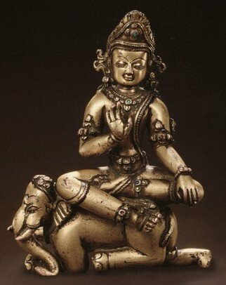  Индра. Бронза, инкрустация. Непал. Эл. ресурс URL: https://www.himalayanart.org/items/330359