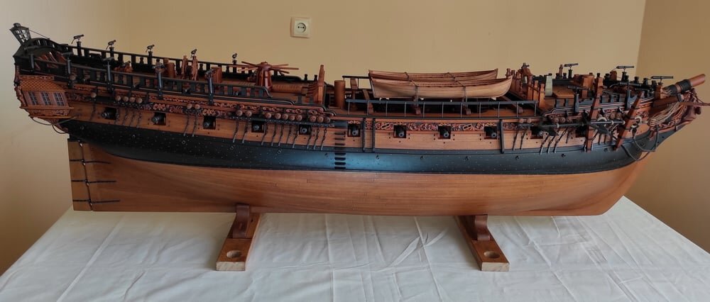 1800 моделей. Сборная модель корабля Императорская яхта бот увалень масштаб 1 48.