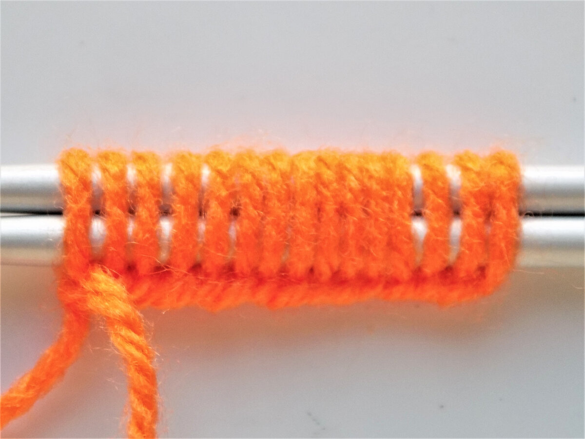 Фабричный край вязания резинкой