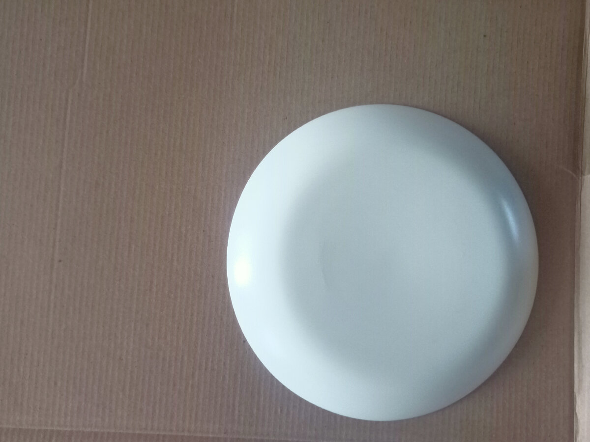 Тарелка в качестве шаблона для шара