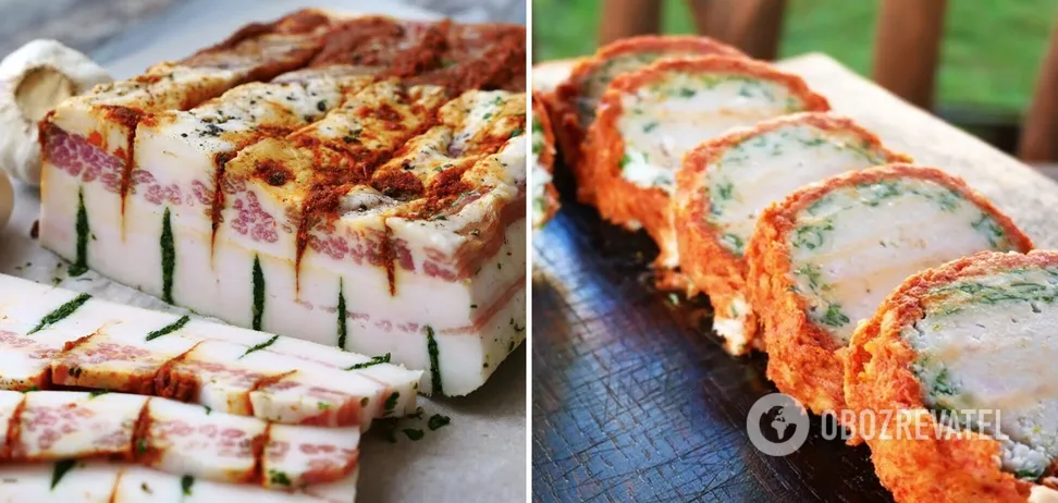 Блюда из сала 