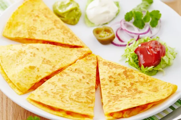 Кесадилья с овощами 