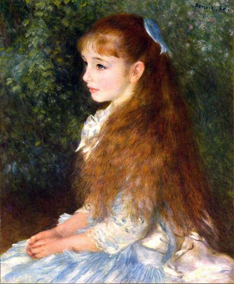 Пьер Огюст Ренуар, портрет Ирэн Каэн д’Анверс, 1880 г.