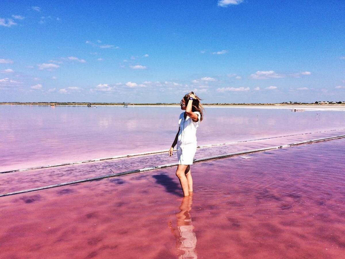 Розовое озеро Бурлинское - удивительная лечебная и соленая жемчужина Алтая