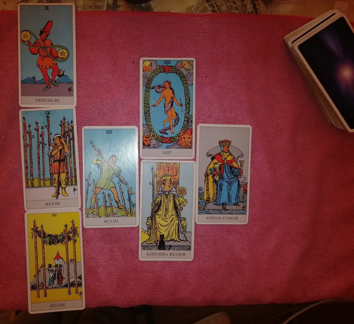 Расклад по вопросу на картах таро 