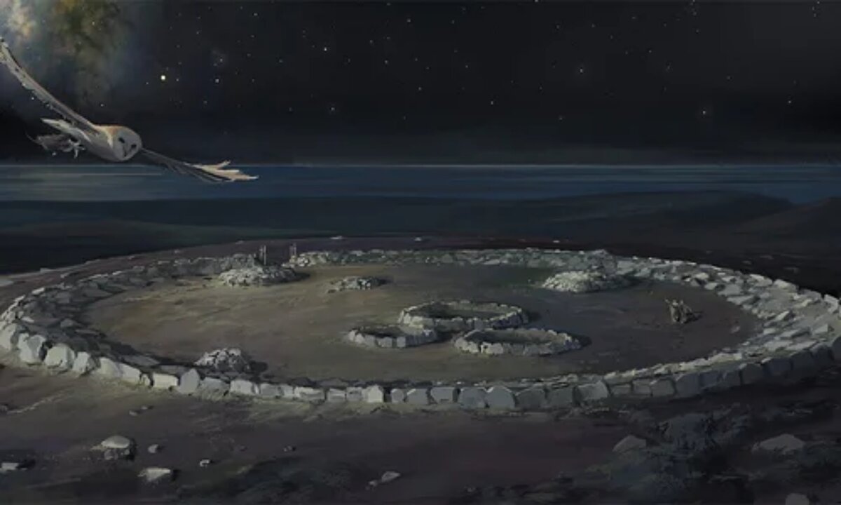 Замок Бартинни. Реконструкция Фиби Херринг (Phoebe Herrihttps://www.penwithlandscape.com/trails-and-ancient-sites/ancient-sites-historical-reconstructions