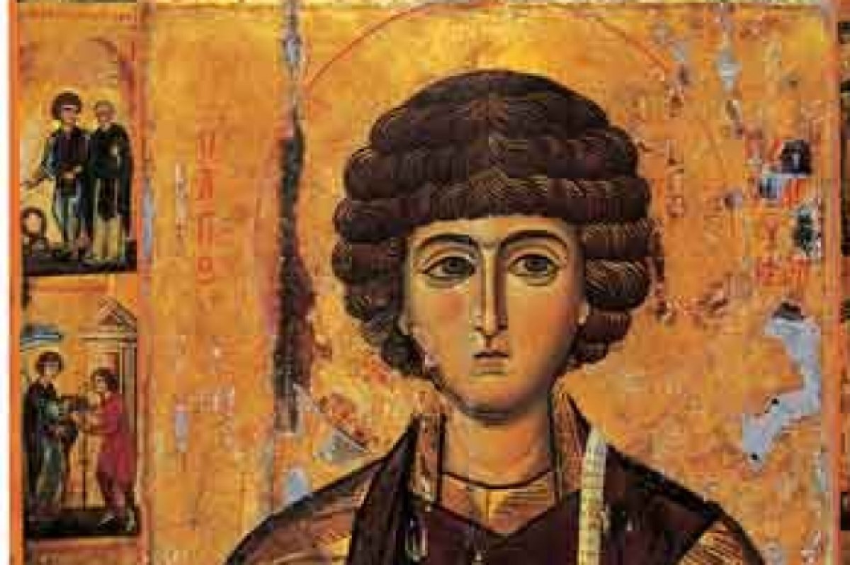    Икона святого Пантелеймона.