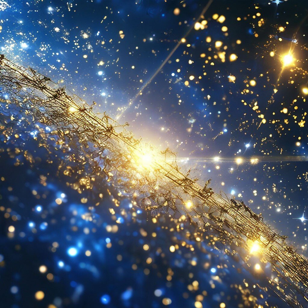 Звездное небо с эффектом Боке