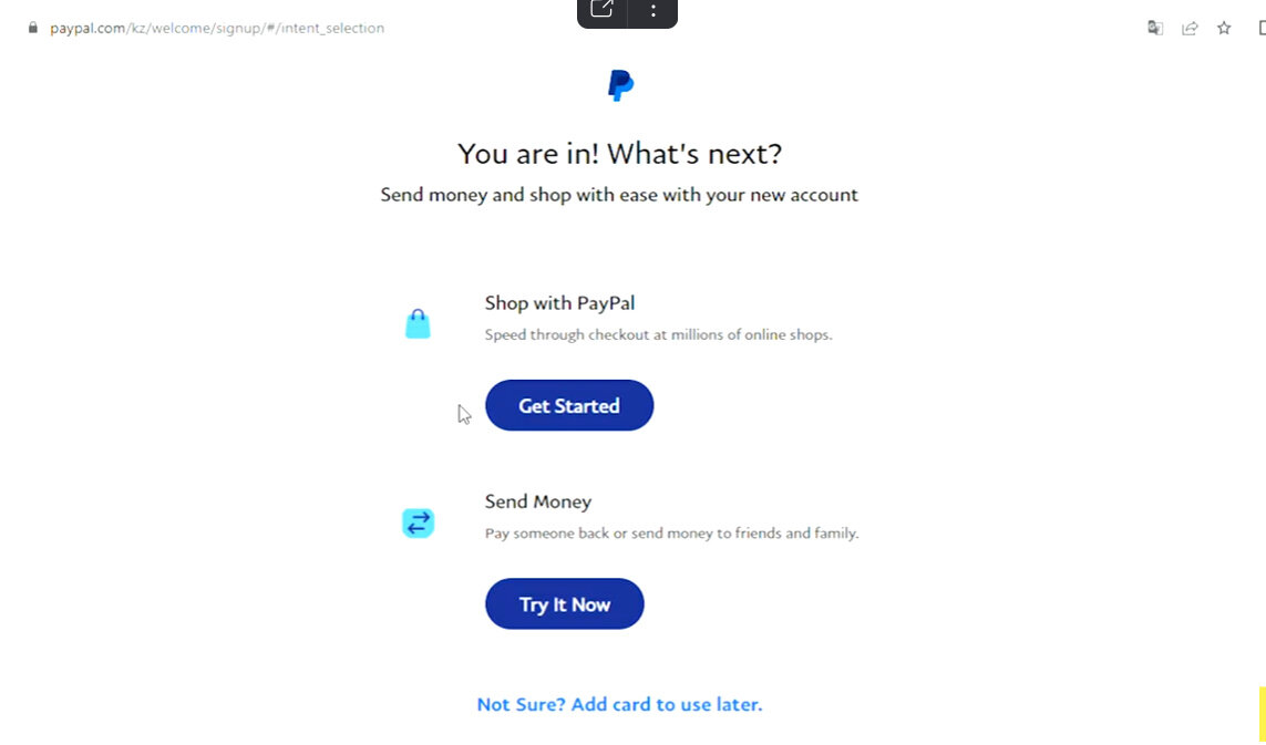 Привязка вашей карты к PayPal
