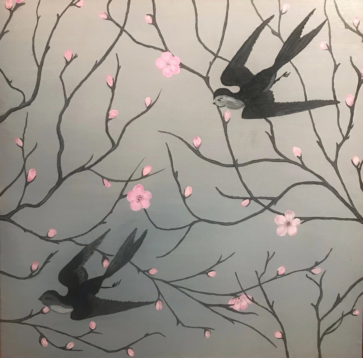 "Май" Холст на подрамнике. Масло. Художник: Ольга Каменева, г. Плесецк, Архангельская область. 