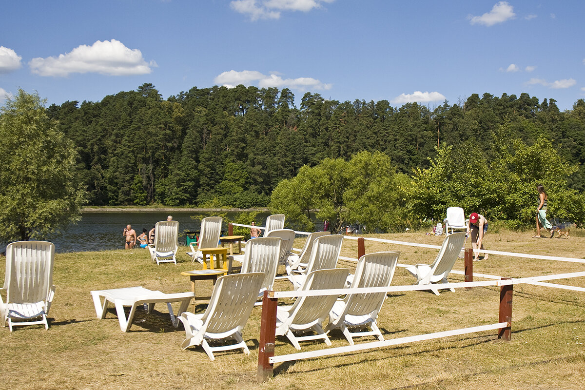 Пляж в Серебряном бору. Фото: shutterstock.com