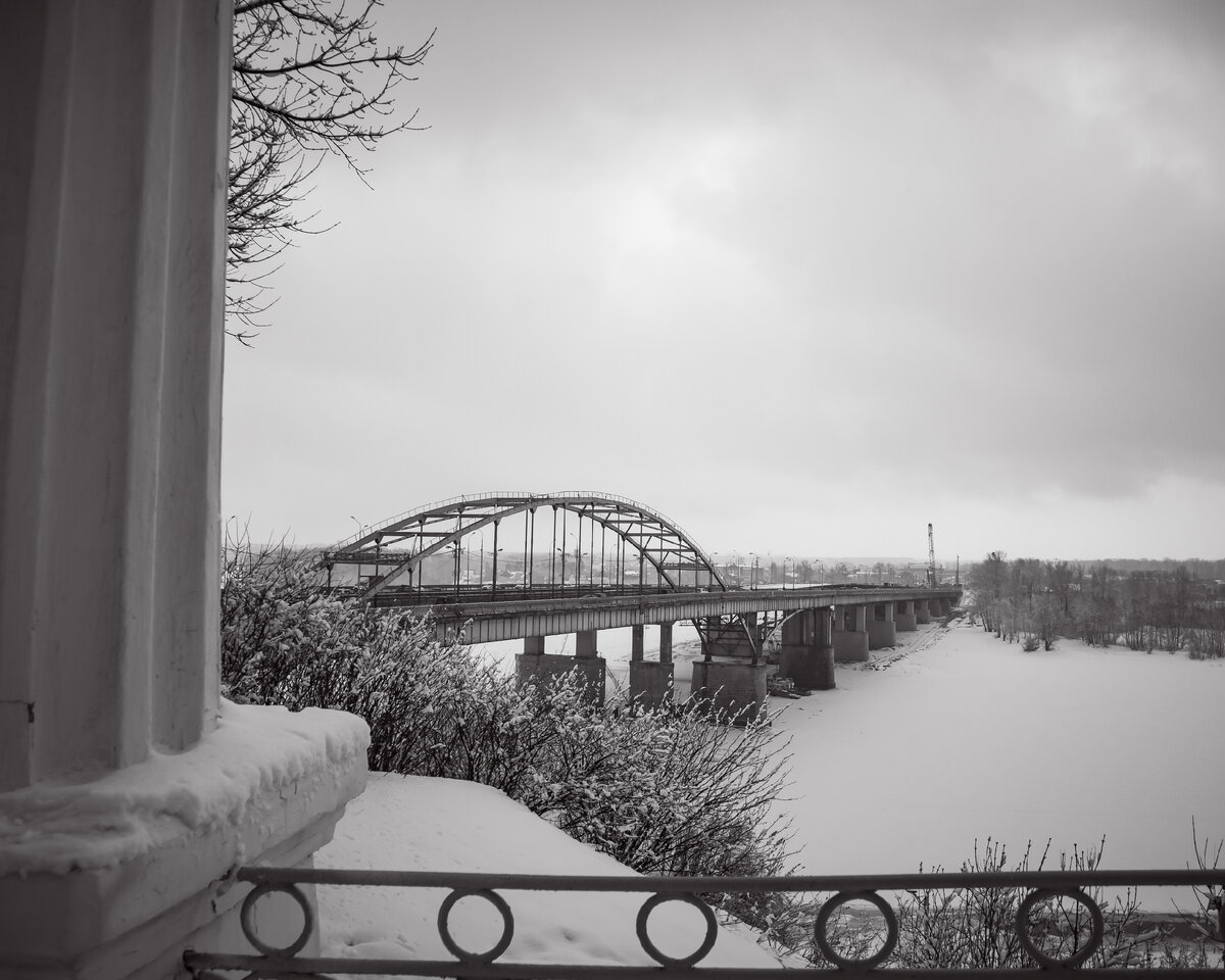 Бельский мост, Уфа, март 2021