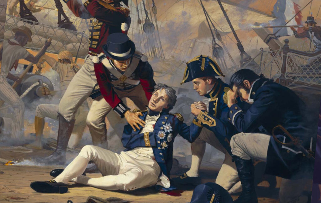 Имя адмирала нельсона 7 букв. Трафальгарское сражение Нельсон. Адмирал Нельсон Трафальгарская битва. Трафальгарская битва 1805. Адмирал Горацио Нельсон.