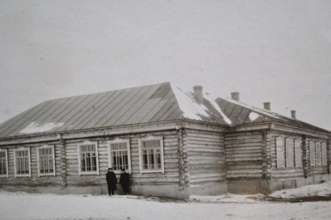 Школа в Сарманово. Фото: Каракашлинский краеведческий музей им. С.Ш.Шарафиевой.