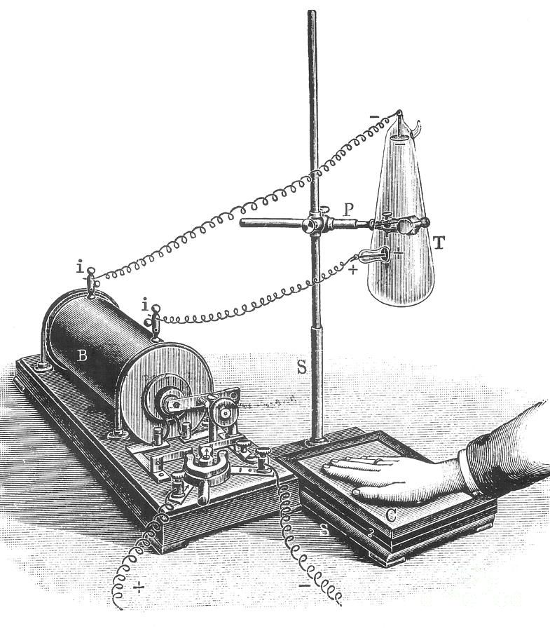 Invented experiment. Первый рентгеновский аппарат Попова. Аппарат рентгена 1895. Рентген аппарат 19 века. Рентгеновский аппарат 20 век.