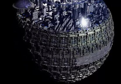 Космический корабль с планетарными размерами