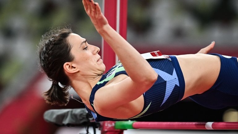 Ласицкене взлетает над планкой.                                                    фото: картинки яндекса. 