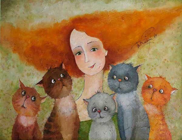 Портрет на фоне