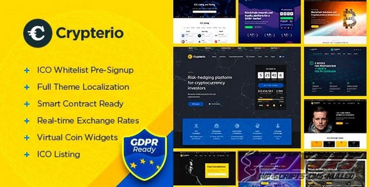 Crypterio ~ Тема WordPress для криптовалюты