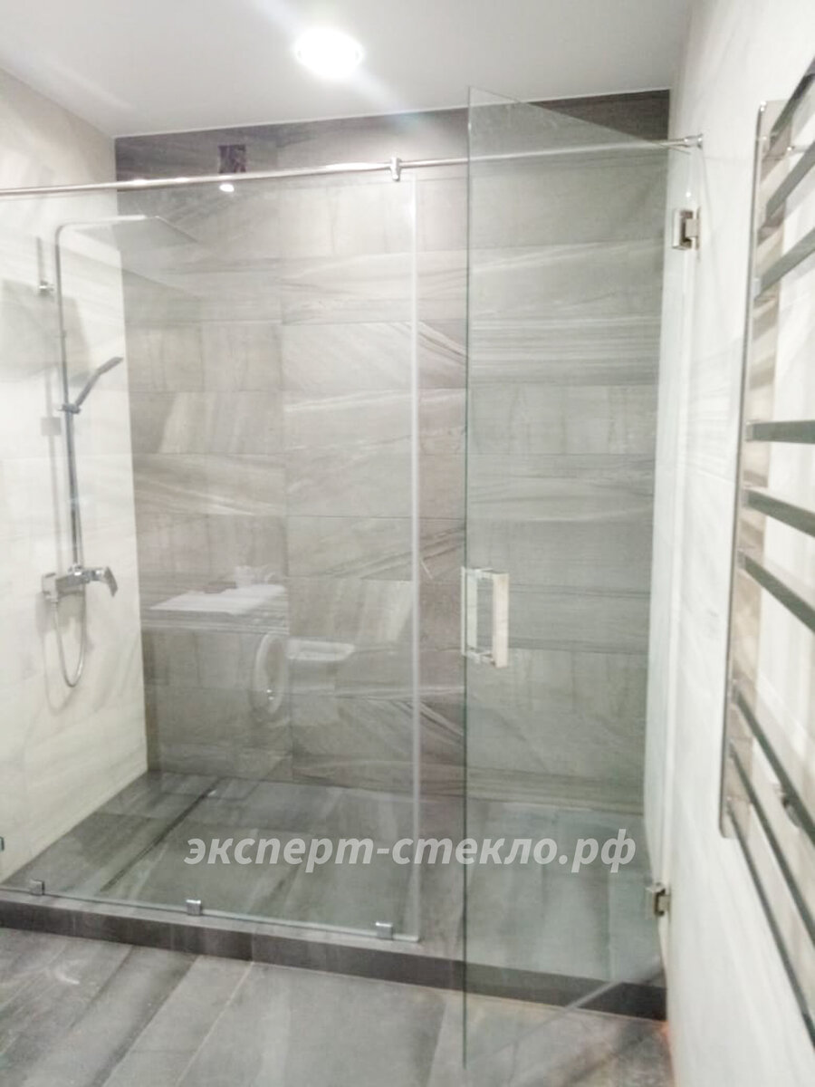Барьерный поддон для душевых из стекла @expertsteklo