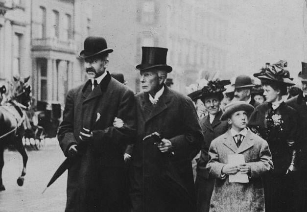 Джон Рокфеллер с Кларком Моррисом 