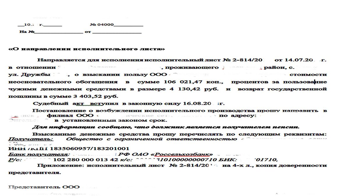 О возбуждении исполнительного производства, или О чем стоит написать в  заявлении | Не должник | Дзен