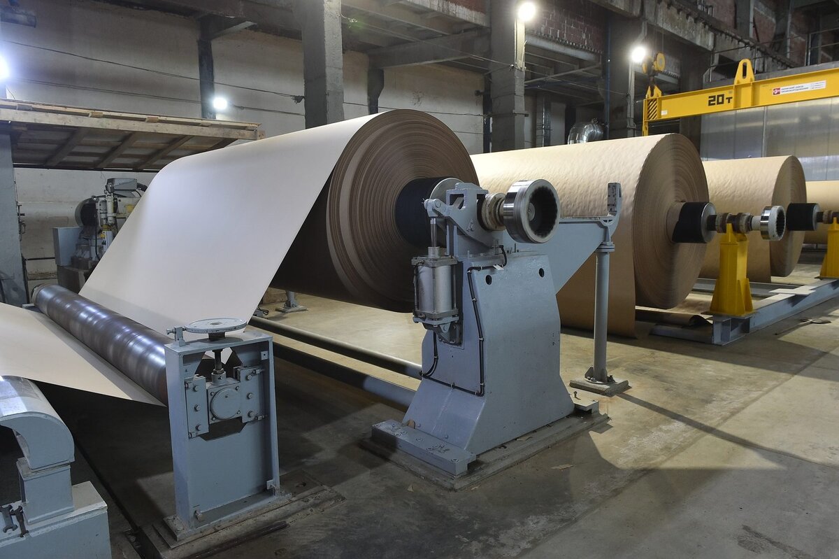 *Этап производства бумаги