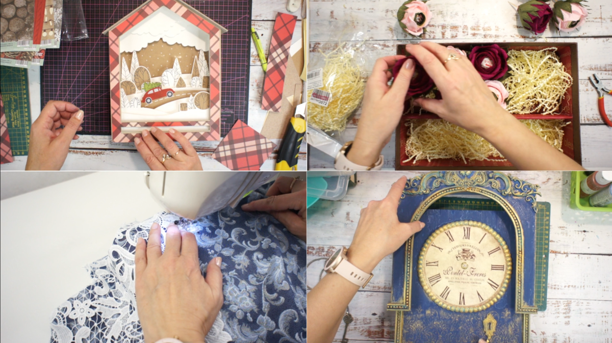 Скриншоты видео с мастер-классами на канале Liliya DIY - Art Stories