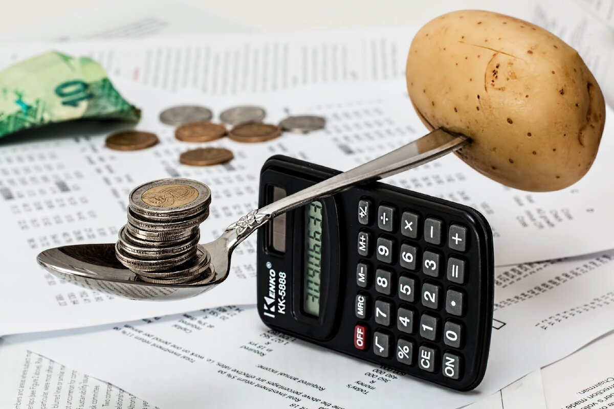 Фото автора stevepb https://pixabay.com/photos/coins-calculator-budget-1015125/
