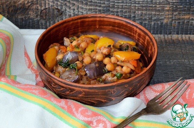     Овощное соте с нутом