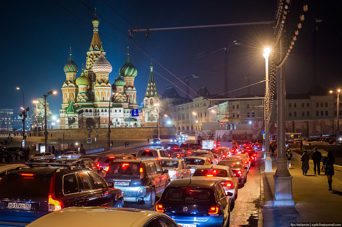 Вечерняя Москва глазами автомобилиста