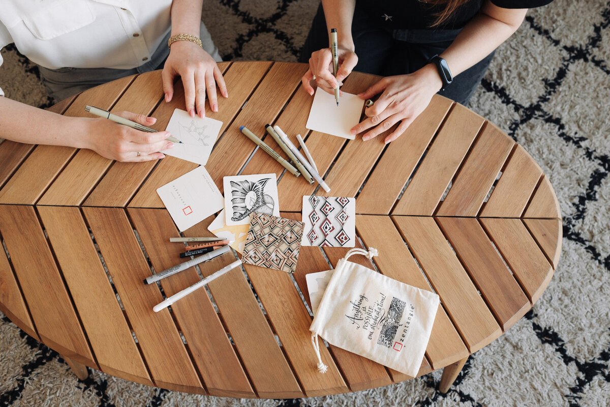 Как рисовать Зентангл