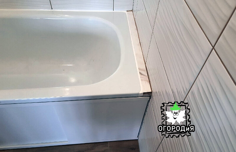 Стоит теперь плитка как родная