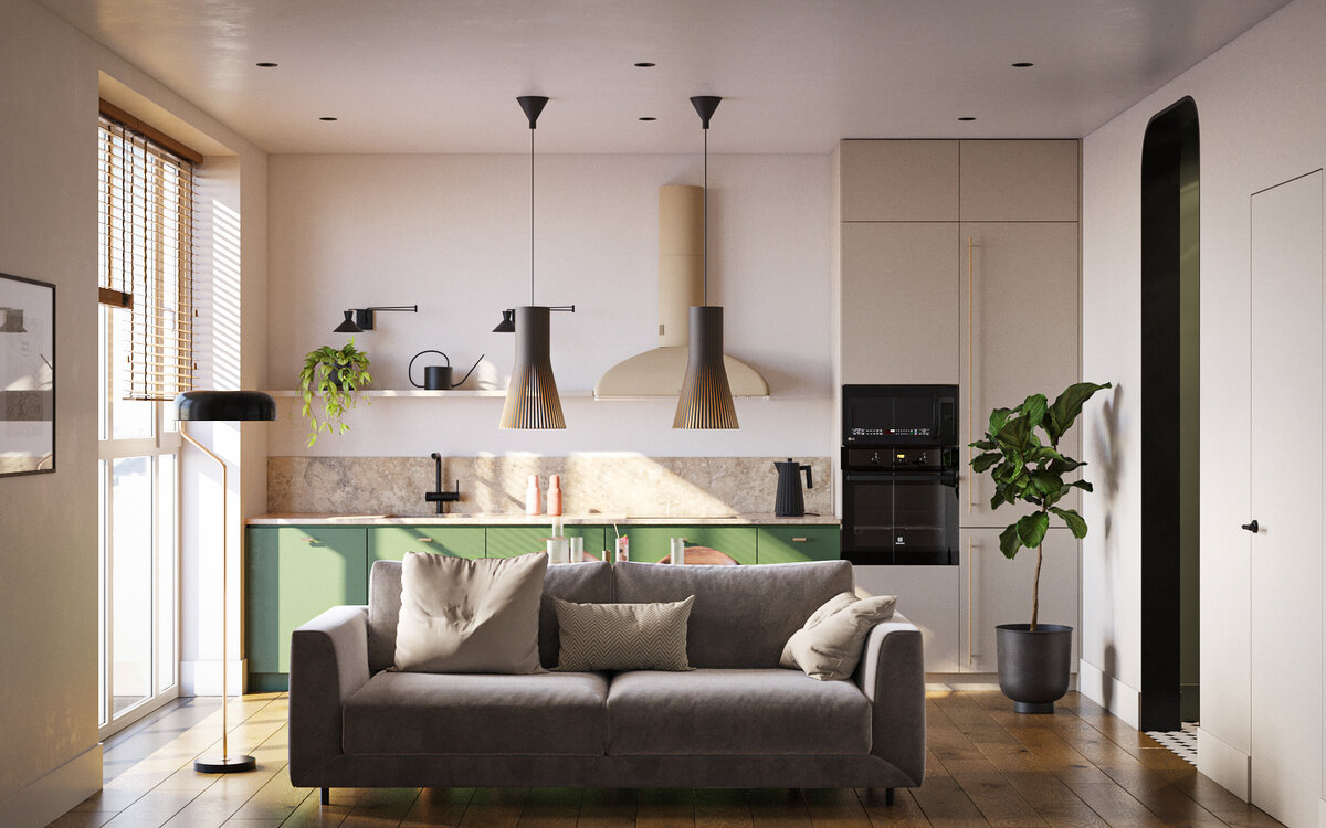 проект квартиры 70 м2. DSGN HUB