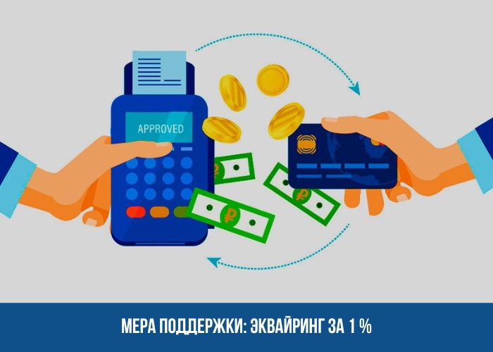Новые меры поддержки: Эквайринг за 1%