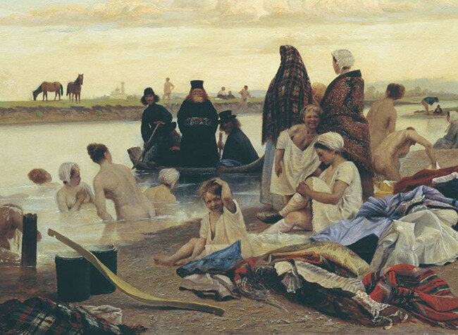 Илья Репин. Приплыли 