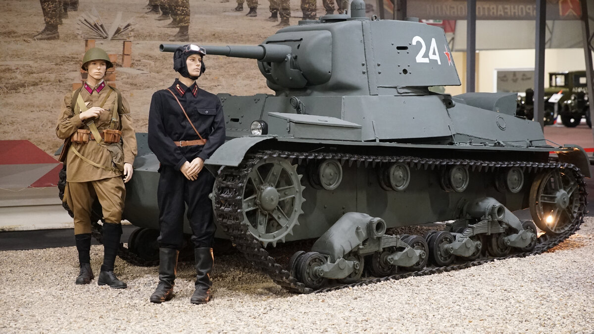 Т-26 образца 1939 года можно увидеть в парке “Патриот” в экспозиции "Вставай страна огромная" музейной площадки № 1.