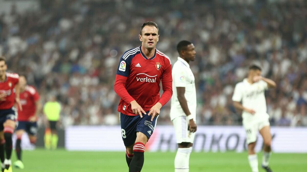    Нападающий "Осасуны" Кике Гарсия© пресс-служба клуба "Осасуна"