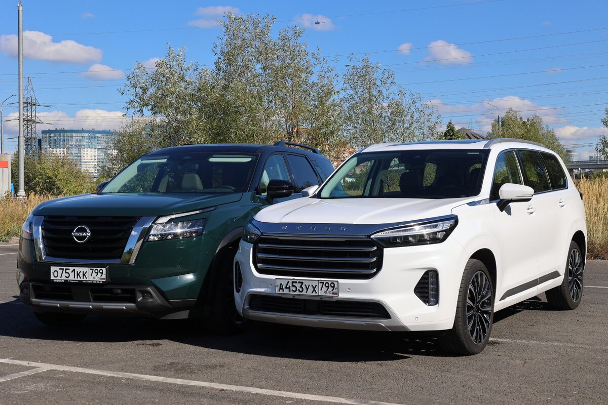 Nissan Pathfinder сегодня поборется с Exeed VX 