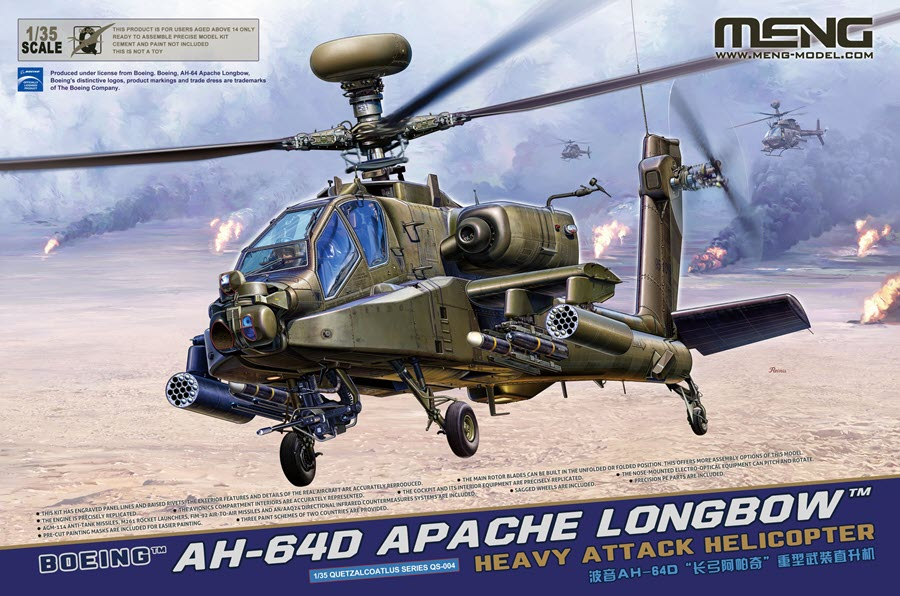 Meng VS Takom - ещё один Apache в 35 масштабе, литники Т-72БЗ от Звезды, Bugatti Type 35B от Italery и другие новости моделизма.