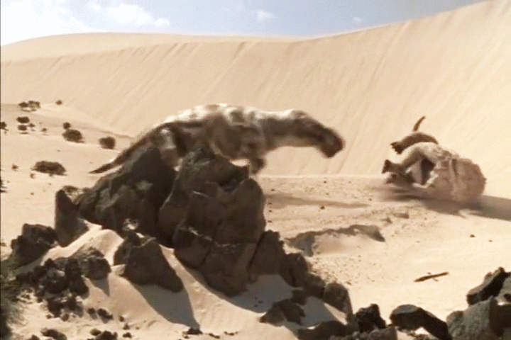 Горгонопс. Саблезубый звероящер. Вымершее животное. Факты о животных