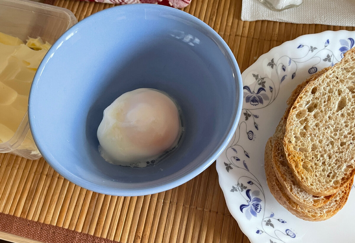 Так выглядит готовое яйцо