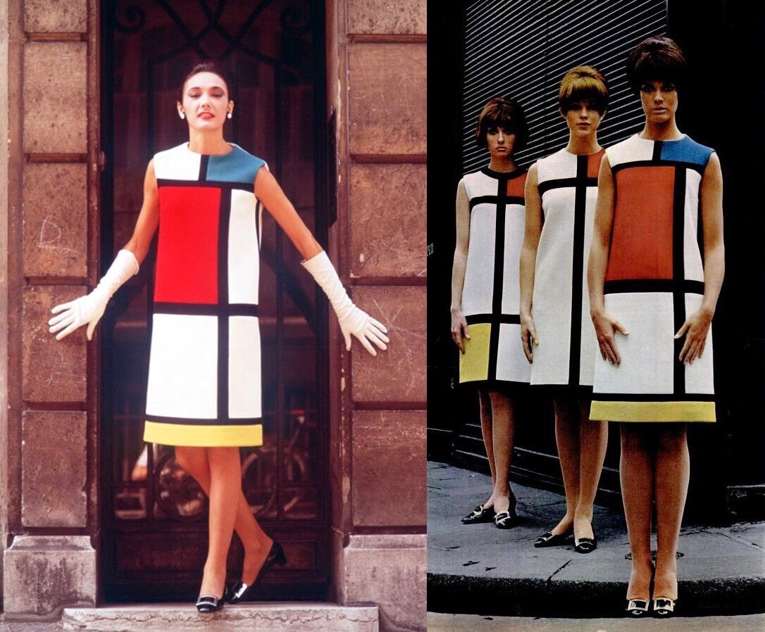 Платье Mondrian от Yves Saint Laurent (1965 год)