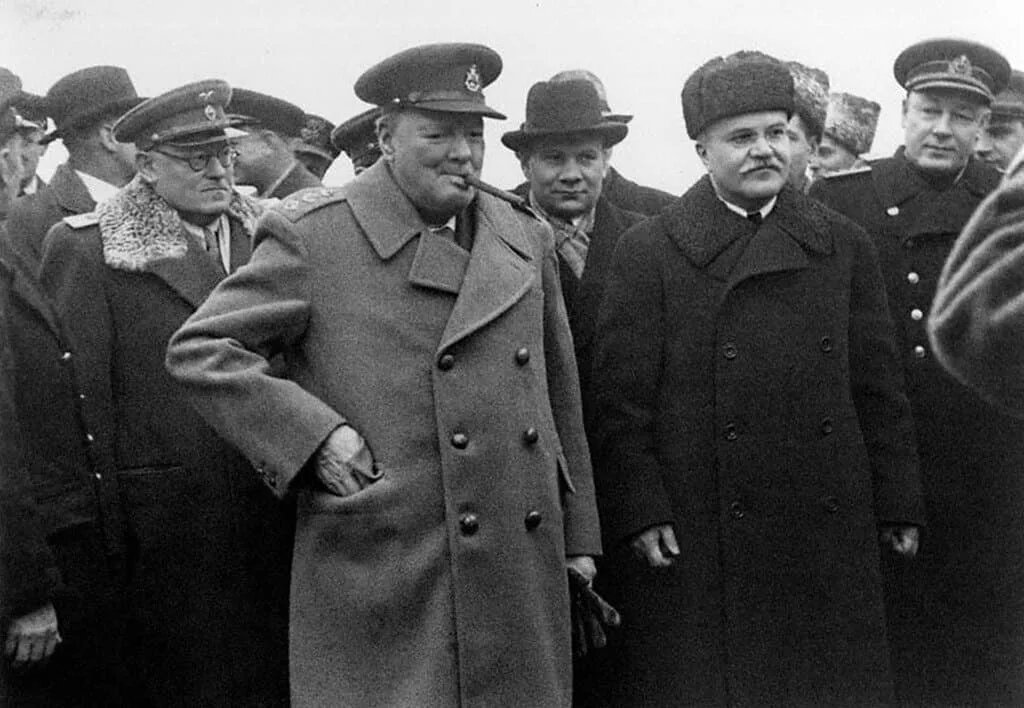 Черчилль и Молотов